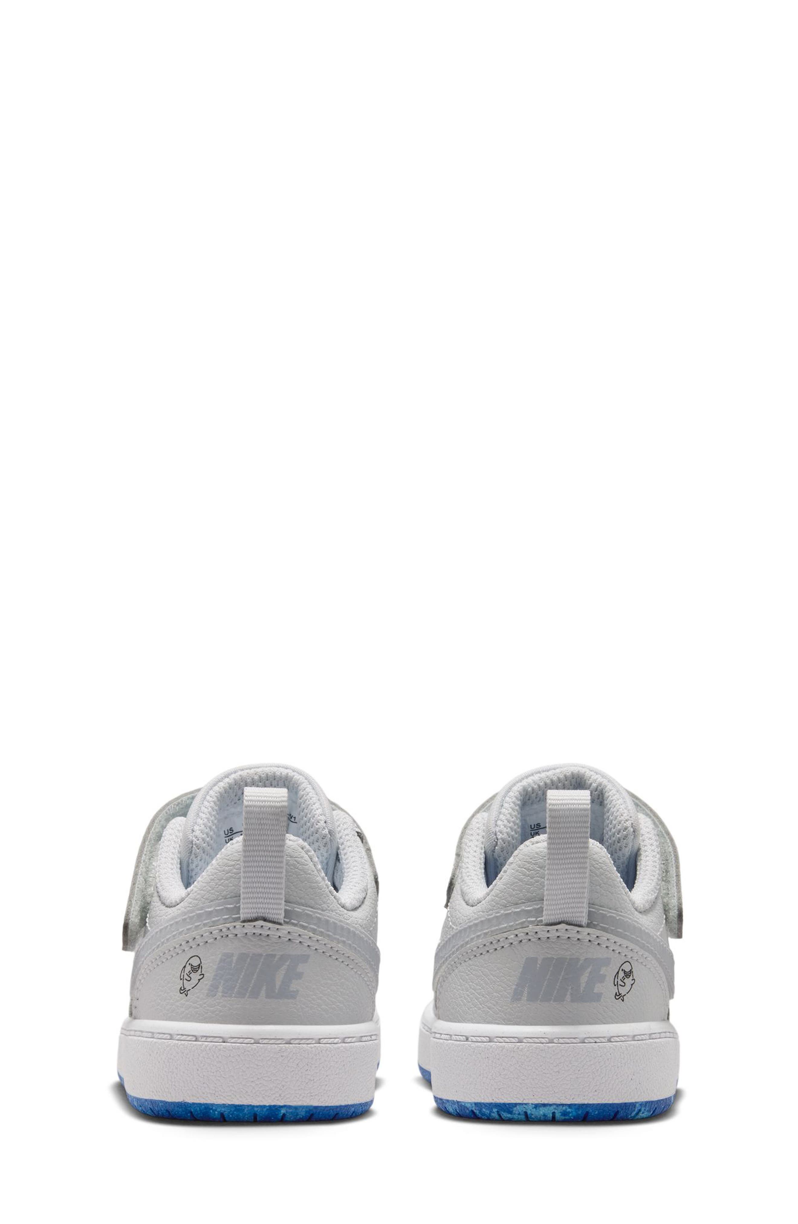 Kids' Court Borough Low Sneaker, Alternate, color, PLATINUM/ WOLF GREY/ RED