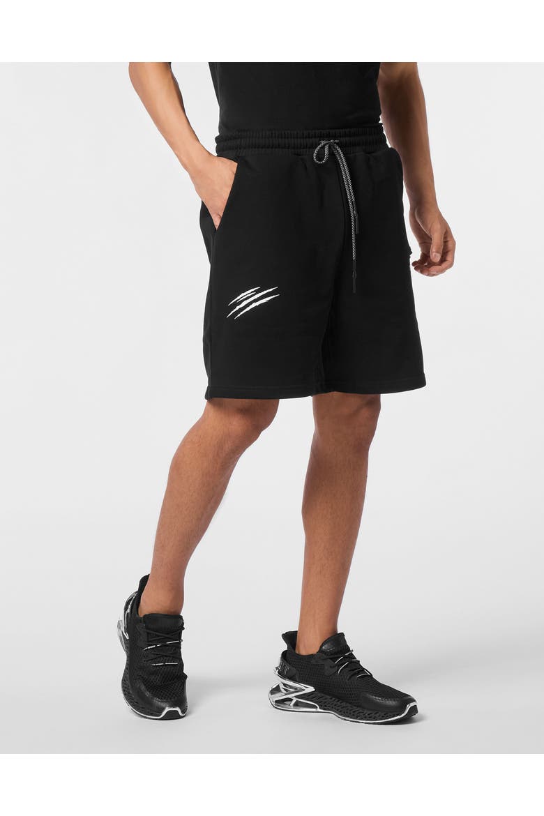 Loose Fit Jogging Shorts Scratch Men, Main, color, black