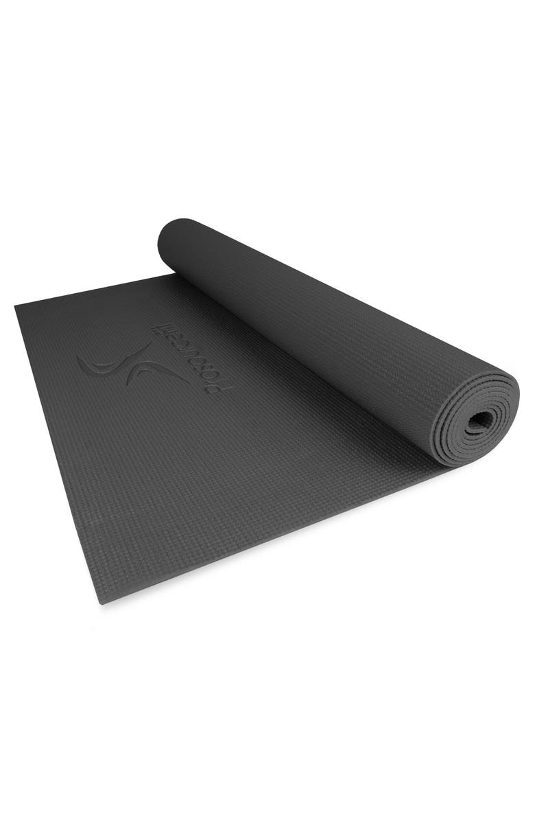 ProsourceFit Classic Yoga Mat 1/8-in, Main, color, Black