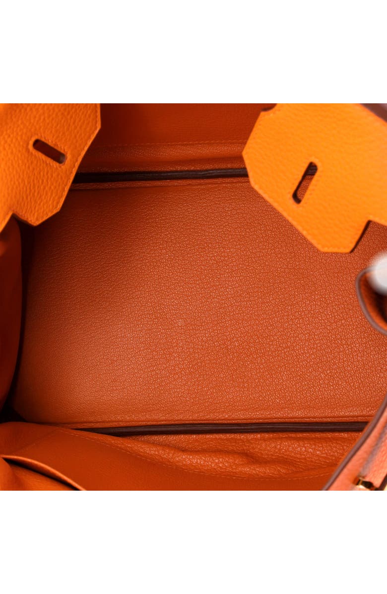 Pre-Owned Hermes Birkin Handbag Orange Clemence with Gold Hardware 30, Alternate, color, Orange H