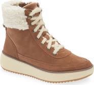 Vionic Olympia Faux Shearling Bootie