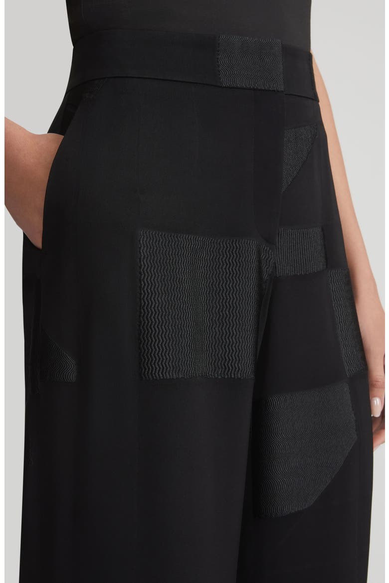 Floor Plan Fil Coupé Wide Leg Pants, Alternate, color, BLACK