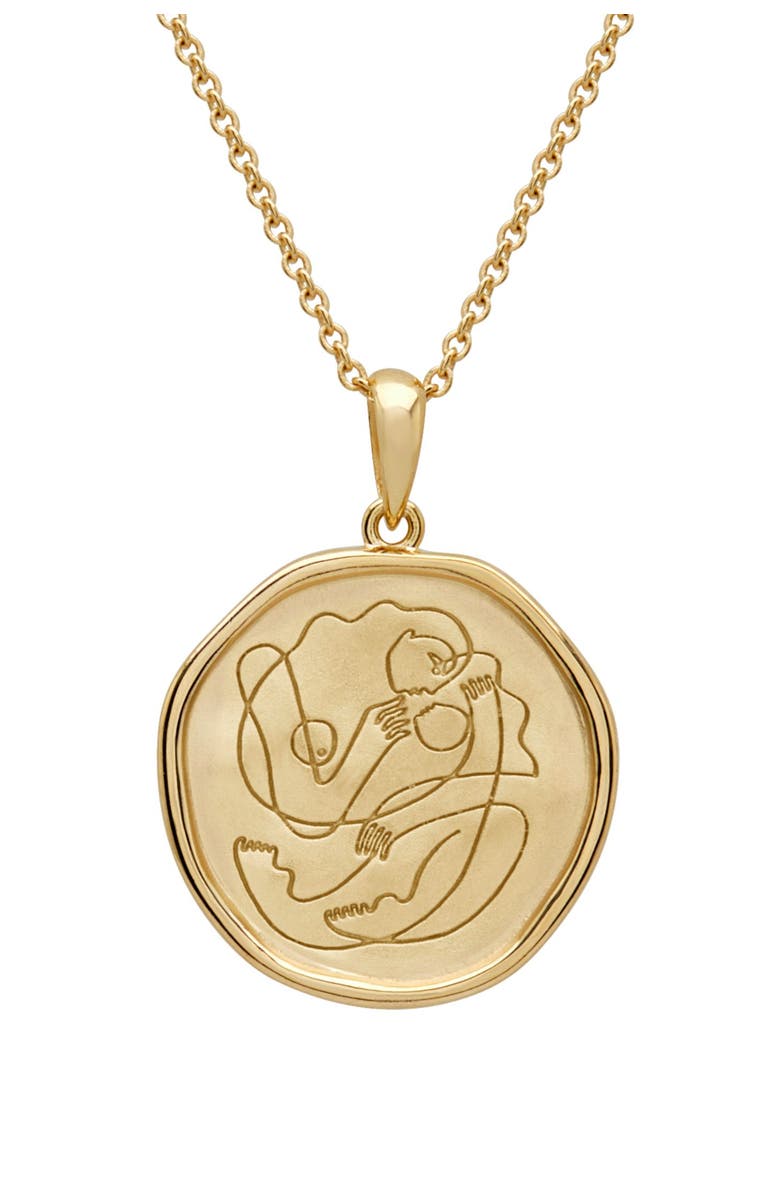 Murkani Motherhood Necklace, Main, color, Yellow Gold