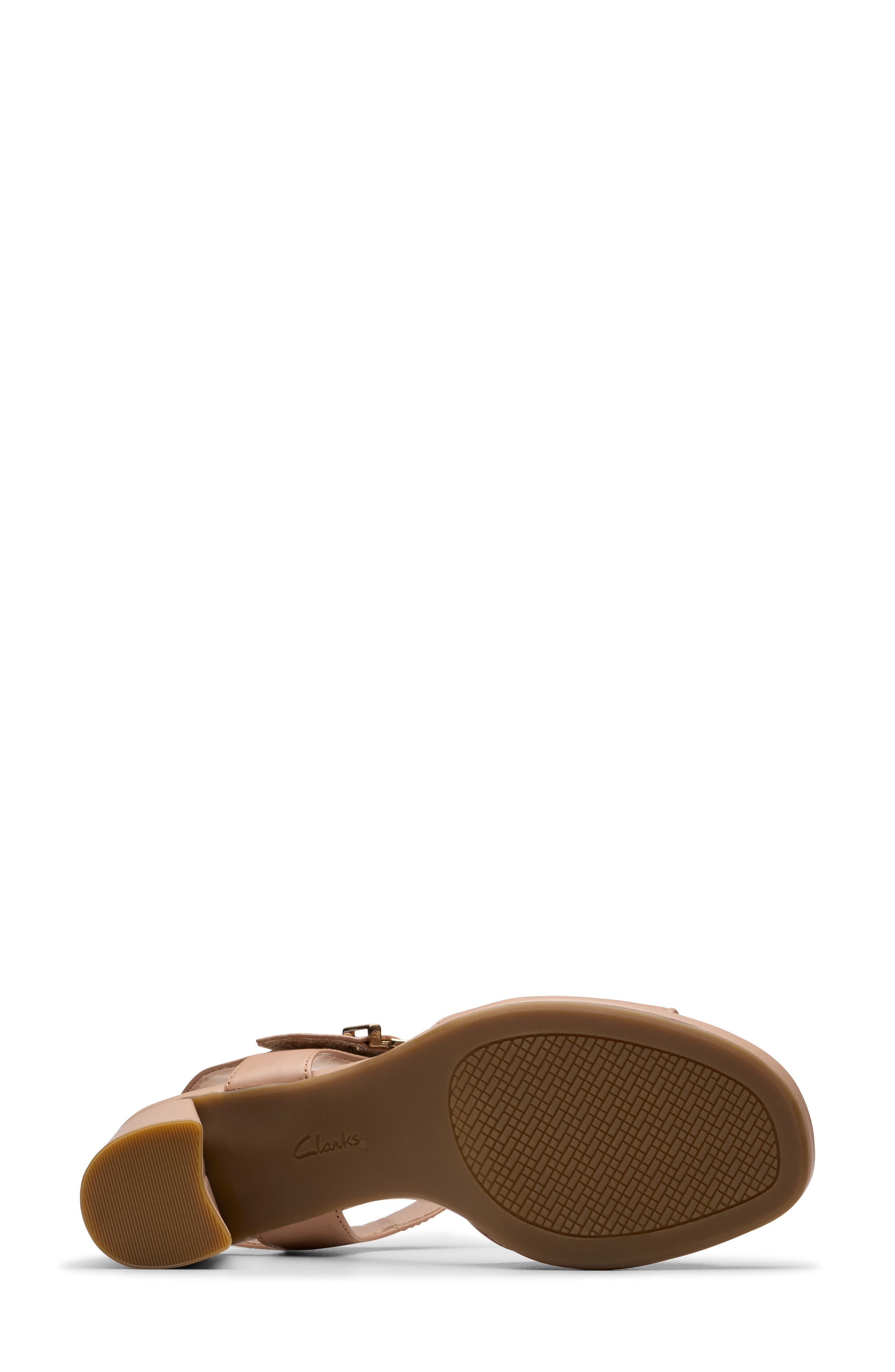 Clarks<sup>®</sup> Ambyrlyn Faye Sandal, Alternate, color, Warm Beige Leather