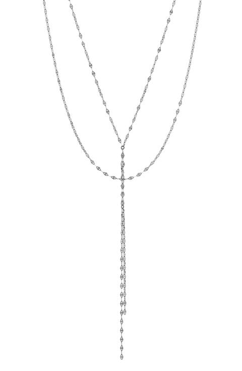 Blake 14K Gold Lariat Necklace