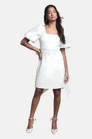 Coast Taffeta Bow Back Mini Dress