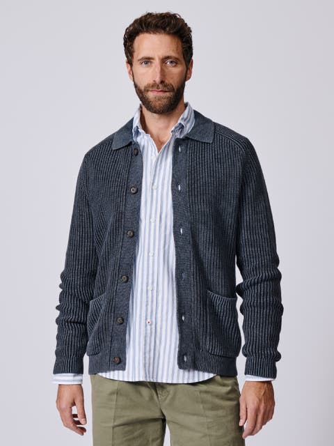 Martin Long Sleeve Collared Cardigan