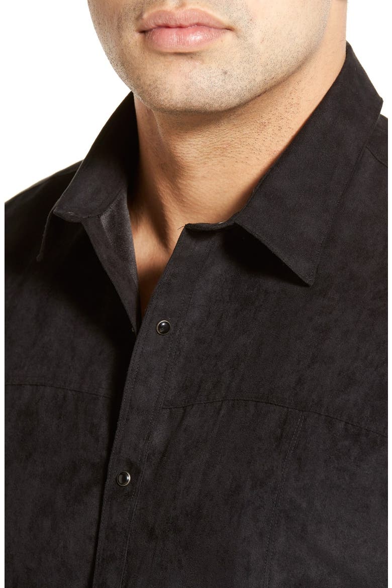 'November Rain' Regular Fit Sport Shirt, Alternate, color, BLACK
