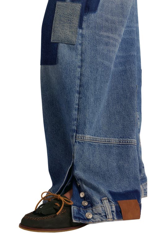 Free People We The Free Head Over Heels Mid Rise Jeans In Turn Me Up In Blue