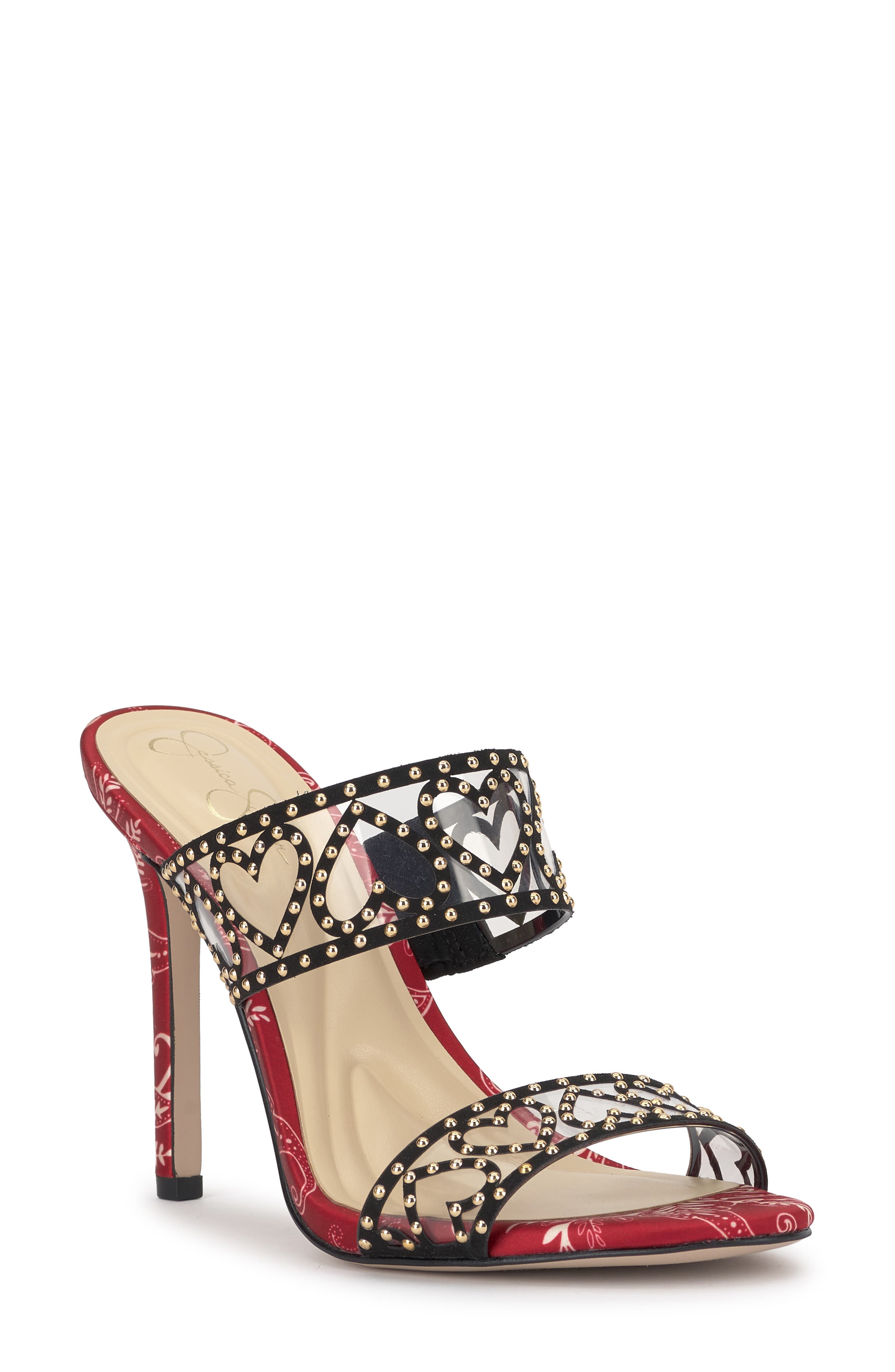 Jessica Simpson Jovara Slide Sandal, Main, color, Black