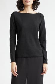 Emporio Armani Boat Neck Top