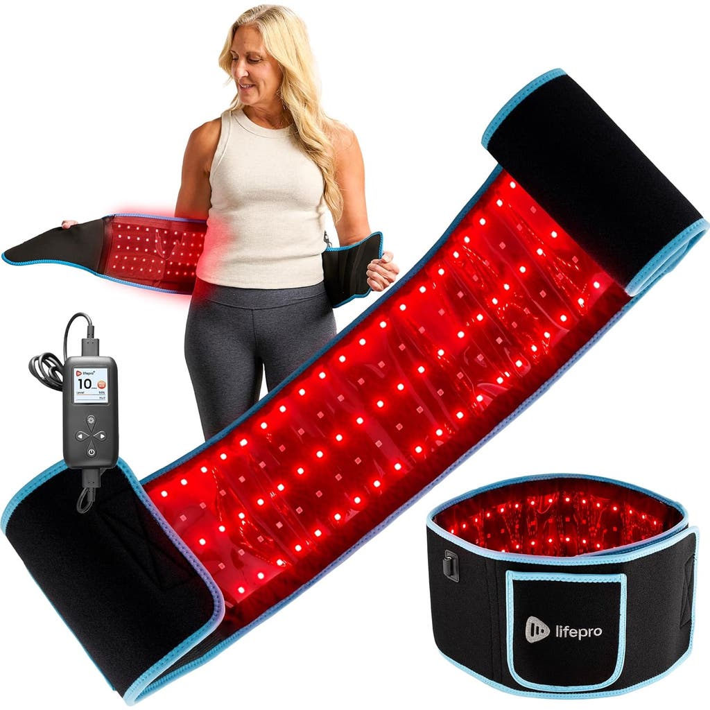 Lifepro Allevared Red Light Therapy Belt Infrared 660nm And 850nm Lights In Blue