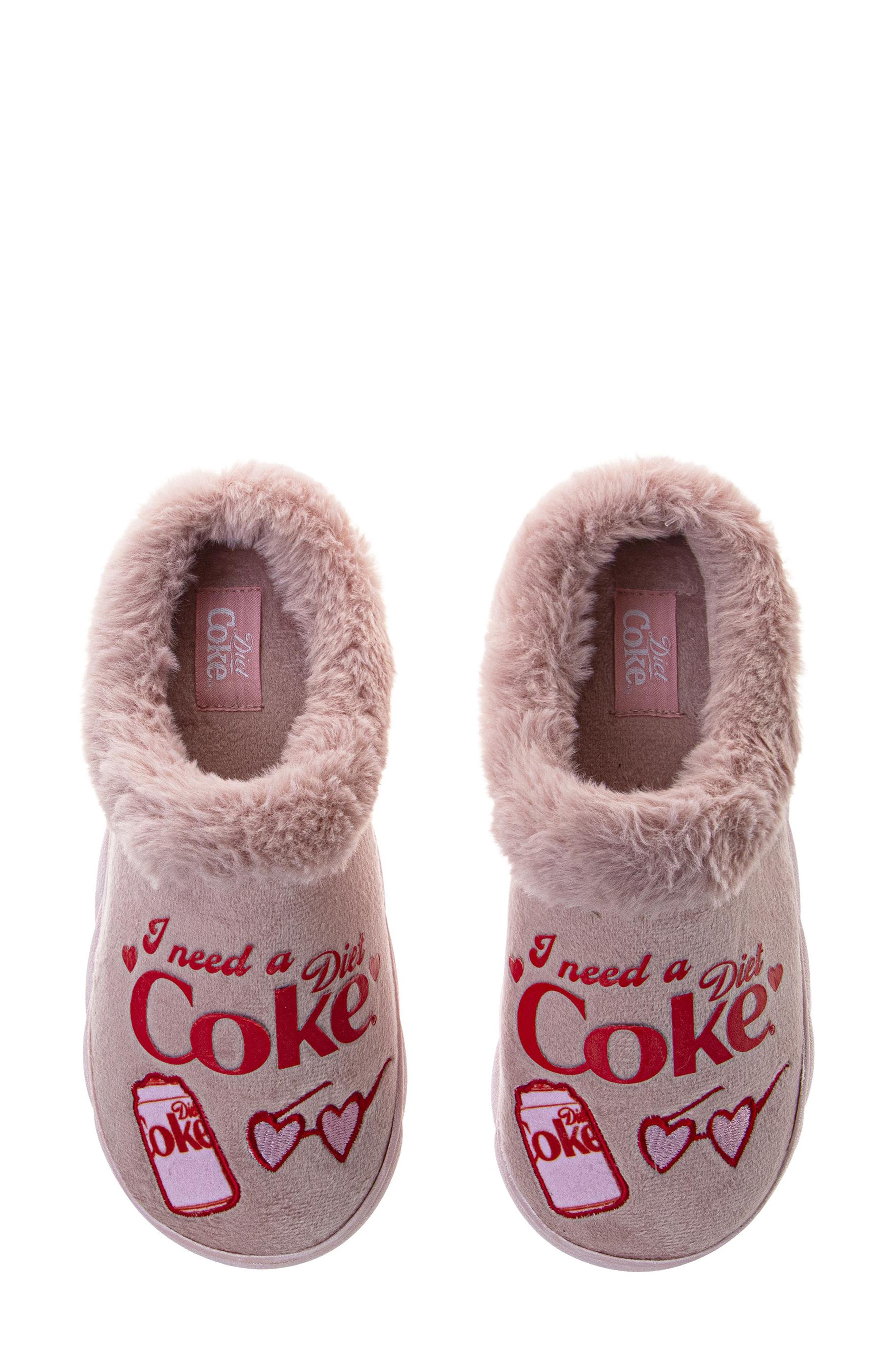 Diet Coke Slipper, Alternate, color, PINK