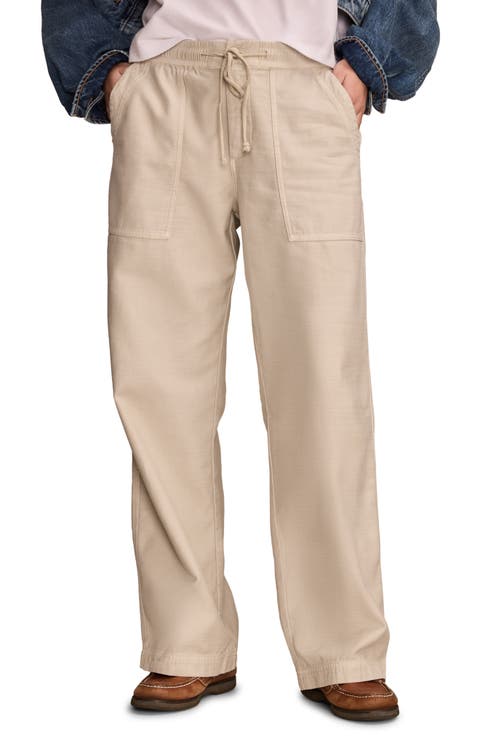 Wide Leg Utility Drawstring Pants