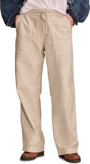 Lucky Brand Wide Leg Utility Drawstring Pants