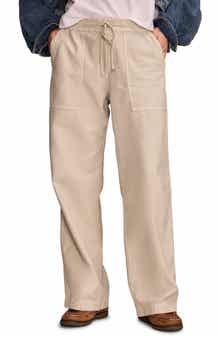 Lucky Brand Wide Leg Utility Drawstring Pants