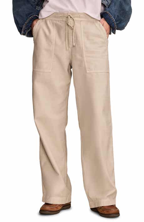 Lucky Brand Wide Leg Utility Drawstring Pants