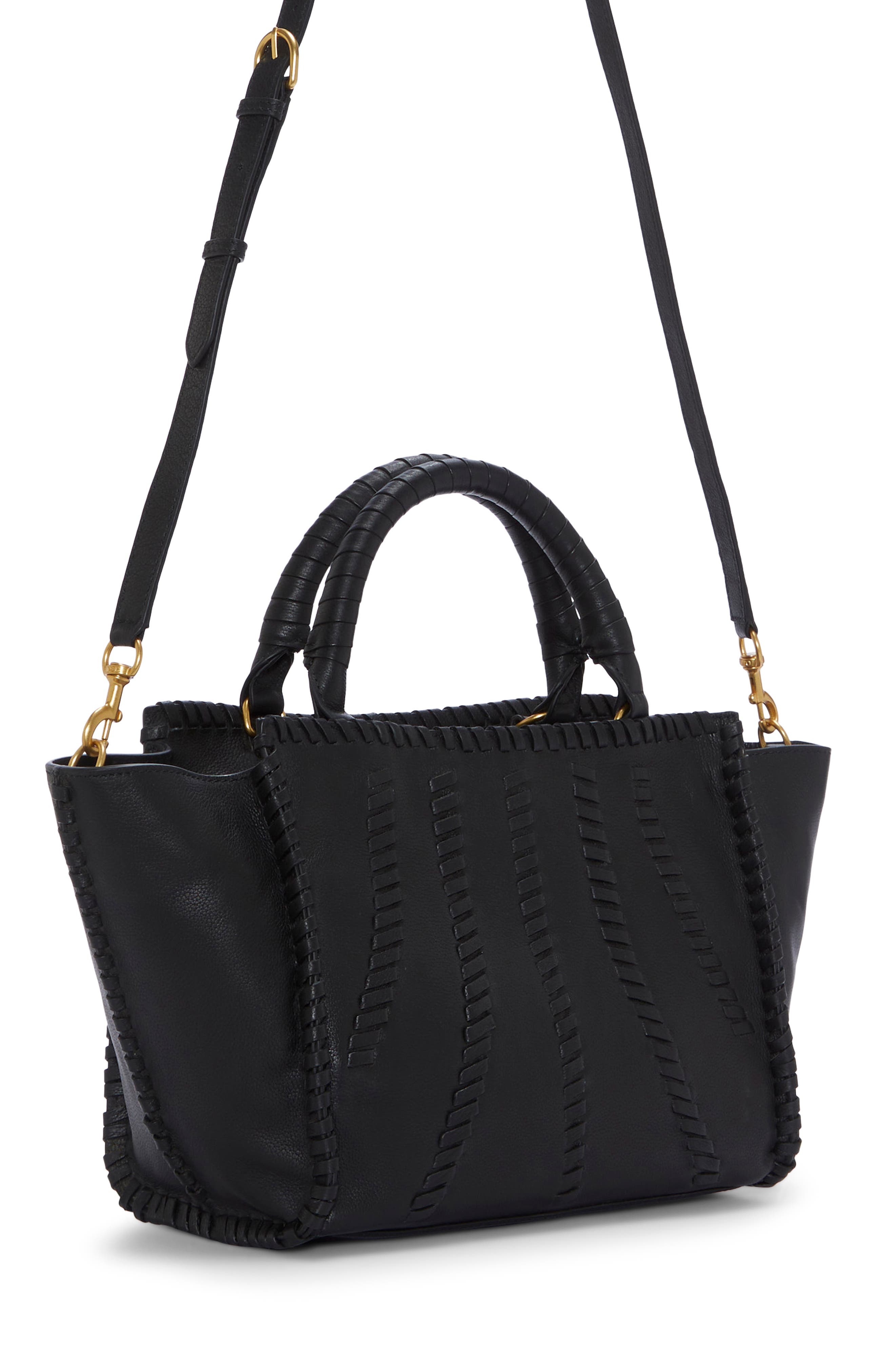 Vince Camuto Nakia Leather Satchel, Alternate, color, 