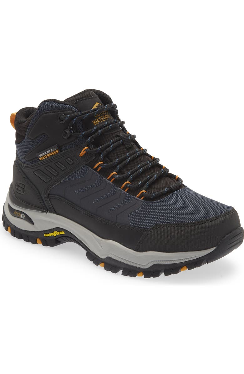SKECHERS Arch Fit<sup>®</sup> Dawson Raveno Waterproof Hiking Shoe, Main, color,