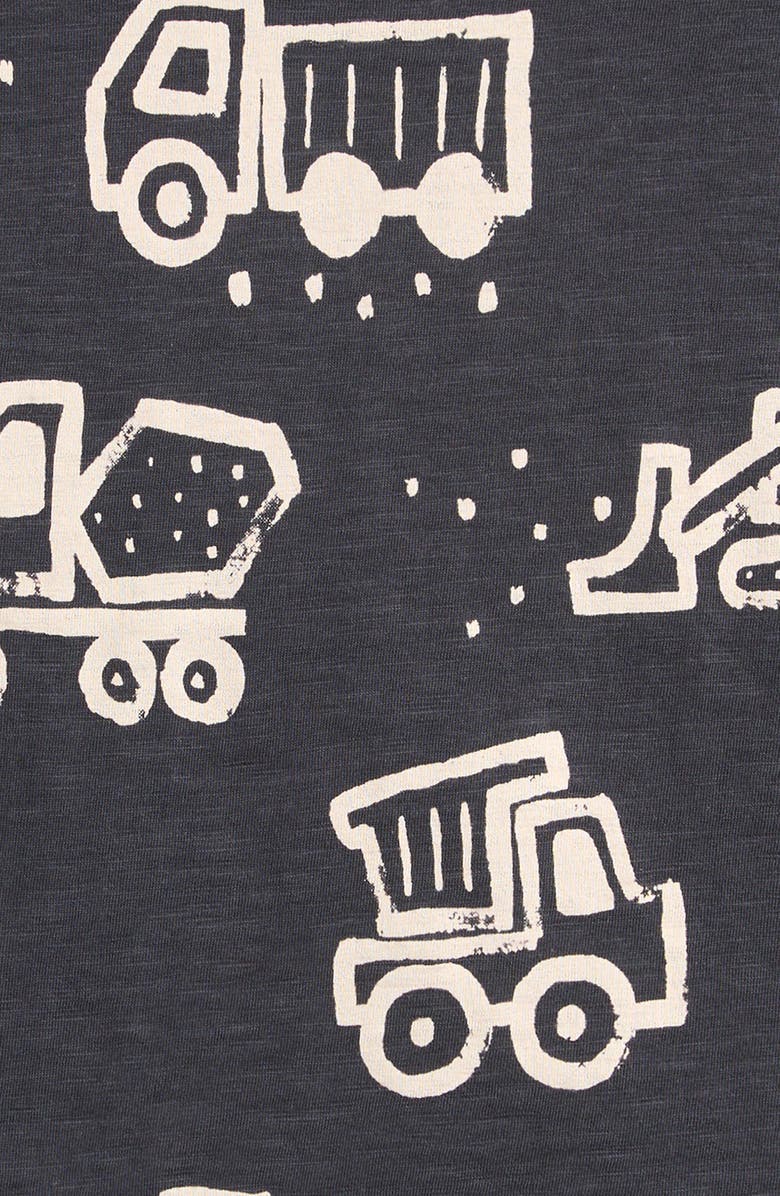 NEXT Kids' Construction Cotton Graphic T-Shirt, Alternate, color, Black