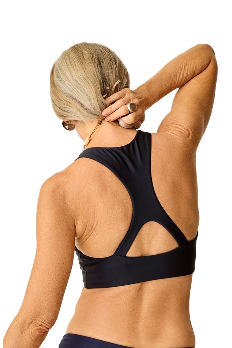 Sanitas Compression Reversible Top DD Cup, Alternate, color, Black/Navy