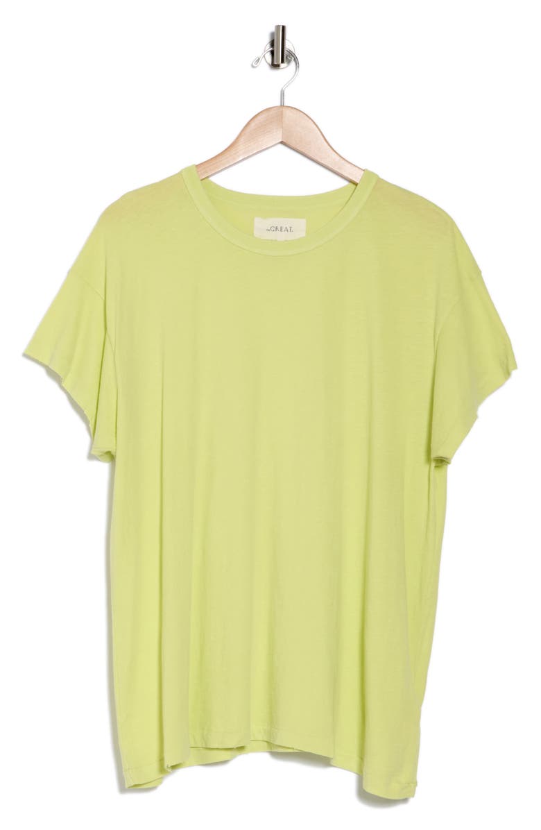 THE GREAT. Crewneck T-Shirt, Alternate, color, 