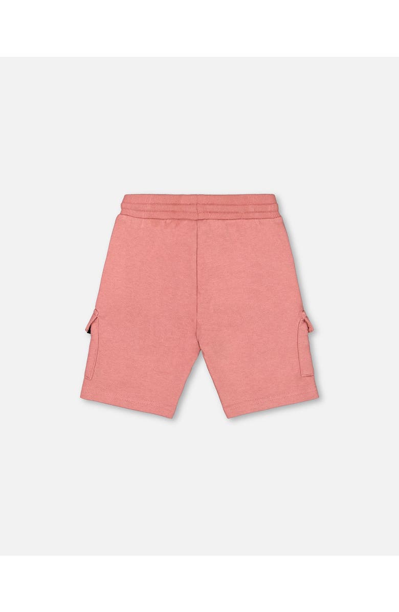 Deux par Deux Little Boy's French Terry Short Dark Old Rose, Alternate, color, Dark Old Rose