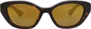 Gucci 52mm Cat Eye Sunglasses