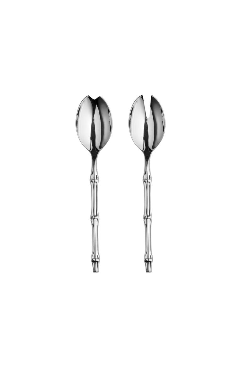 Bali Salad Serving Set - 2 Pieces, Main, color, Silver