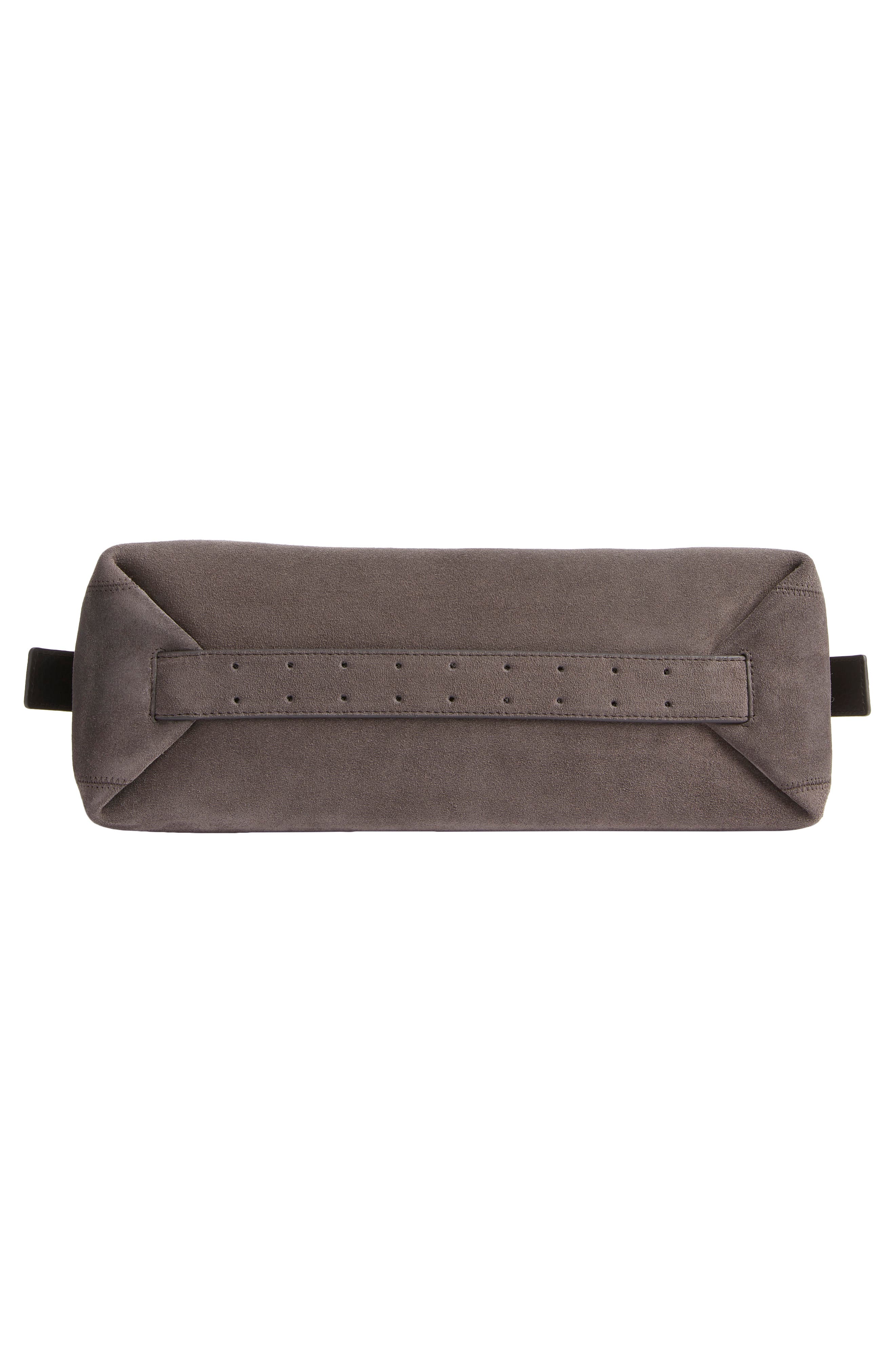 Lemaire Belted Suede Shoulder Bag, Alternate, color, Mink