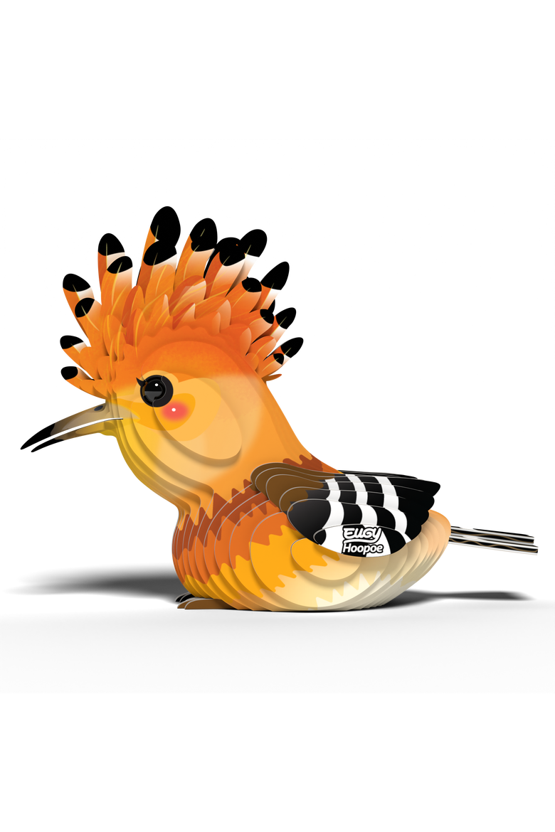 Hoopoe 3D Puzzle, Alternate, color, No Color