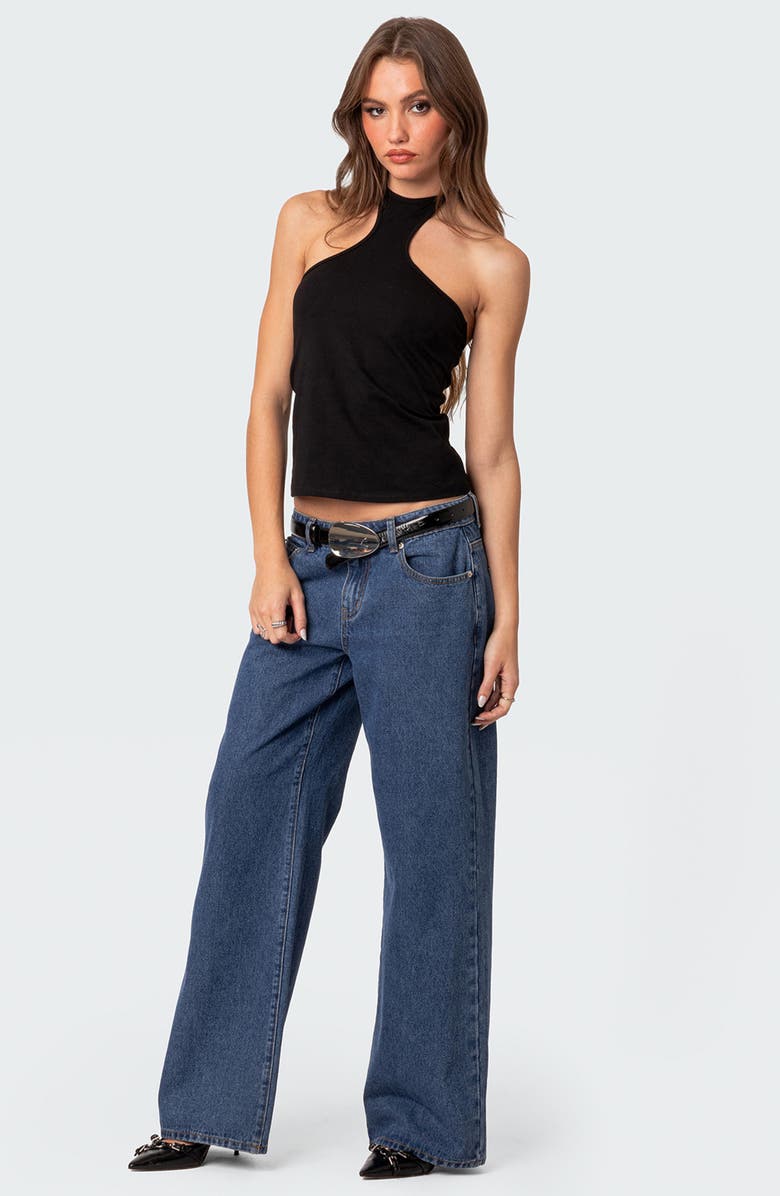 EDIKTED Wylder Crop Halter Top, Alternate, color, 