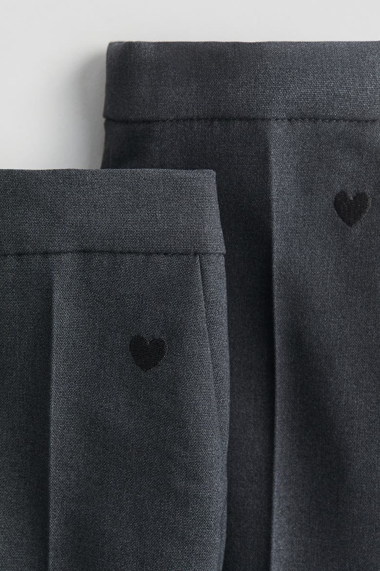 2-pack School Trousers, Alternate, color, Dark gray