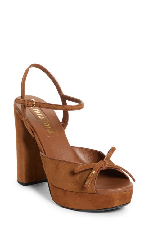Bow Platform Sandal (Women)