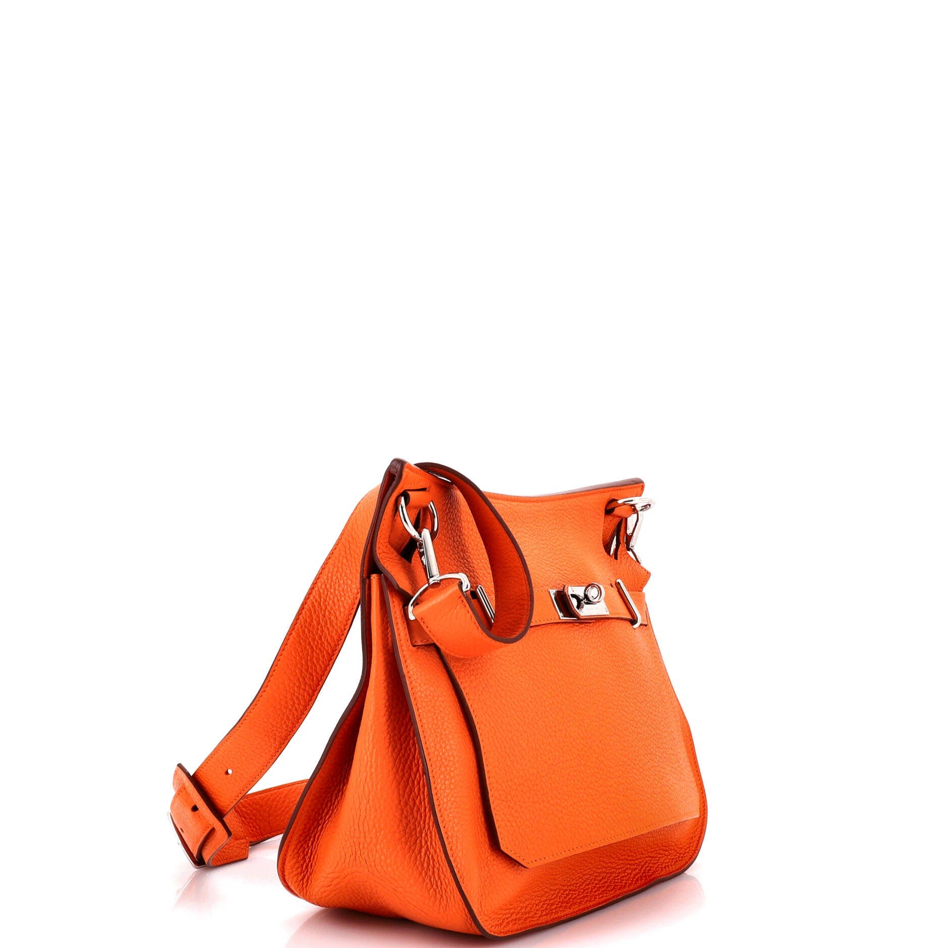 Pre-Owned Hermes Jypsiere Bag Clemence 34, Alternate, color, Orange H