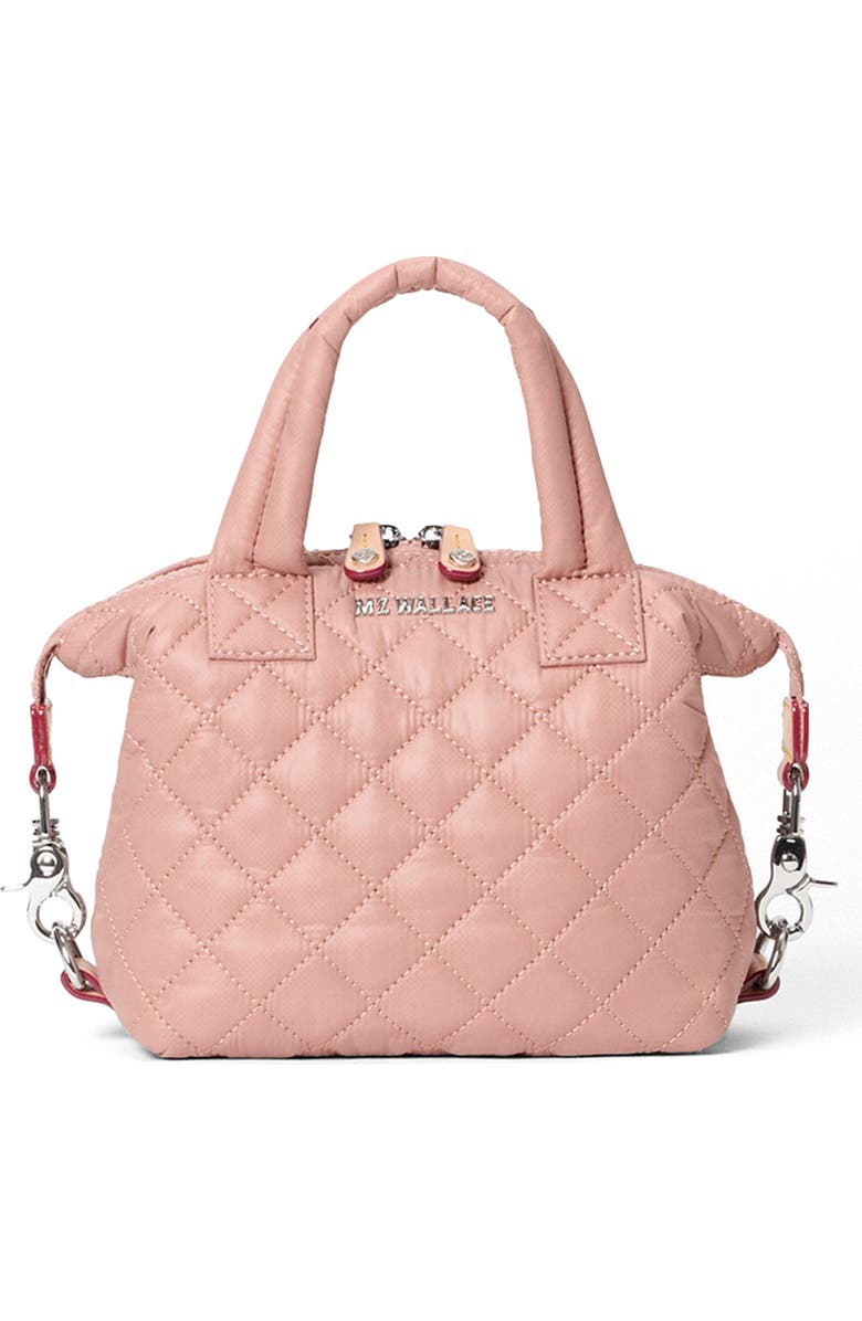MZ Wallace Micro Sutton Tote, Main, color, Dusty Rose