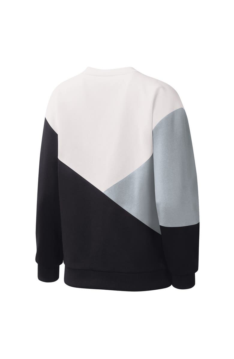 STARTER Women's Starter White/Black Chicago White Sox Shutout Pullover Sweatshirt, Alternate, color, White