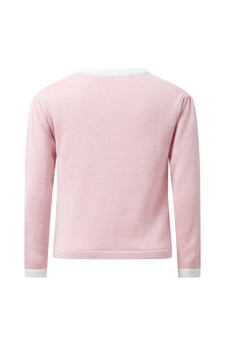 Rachel Riley Knit Cardigan with pockets, Alternate, color, Pink