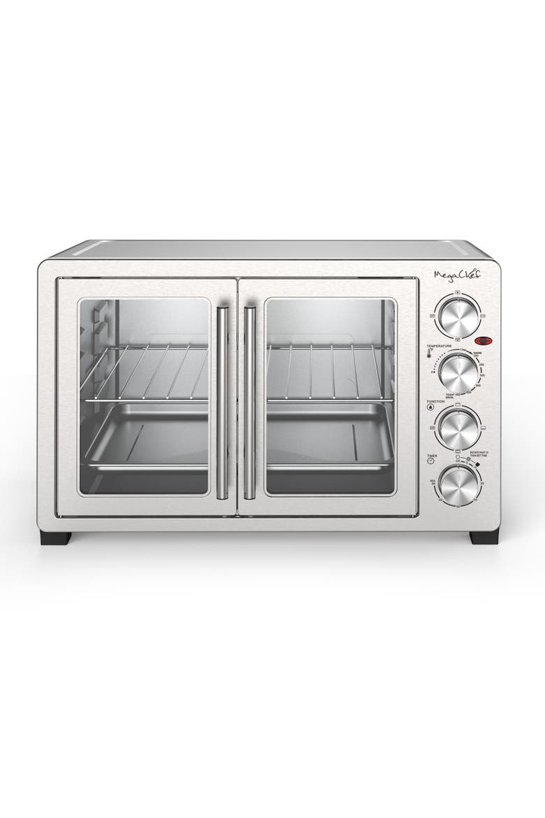 47.6 Quart French Door Rotisserie Counter Top Oven, Alternate, color, Grey