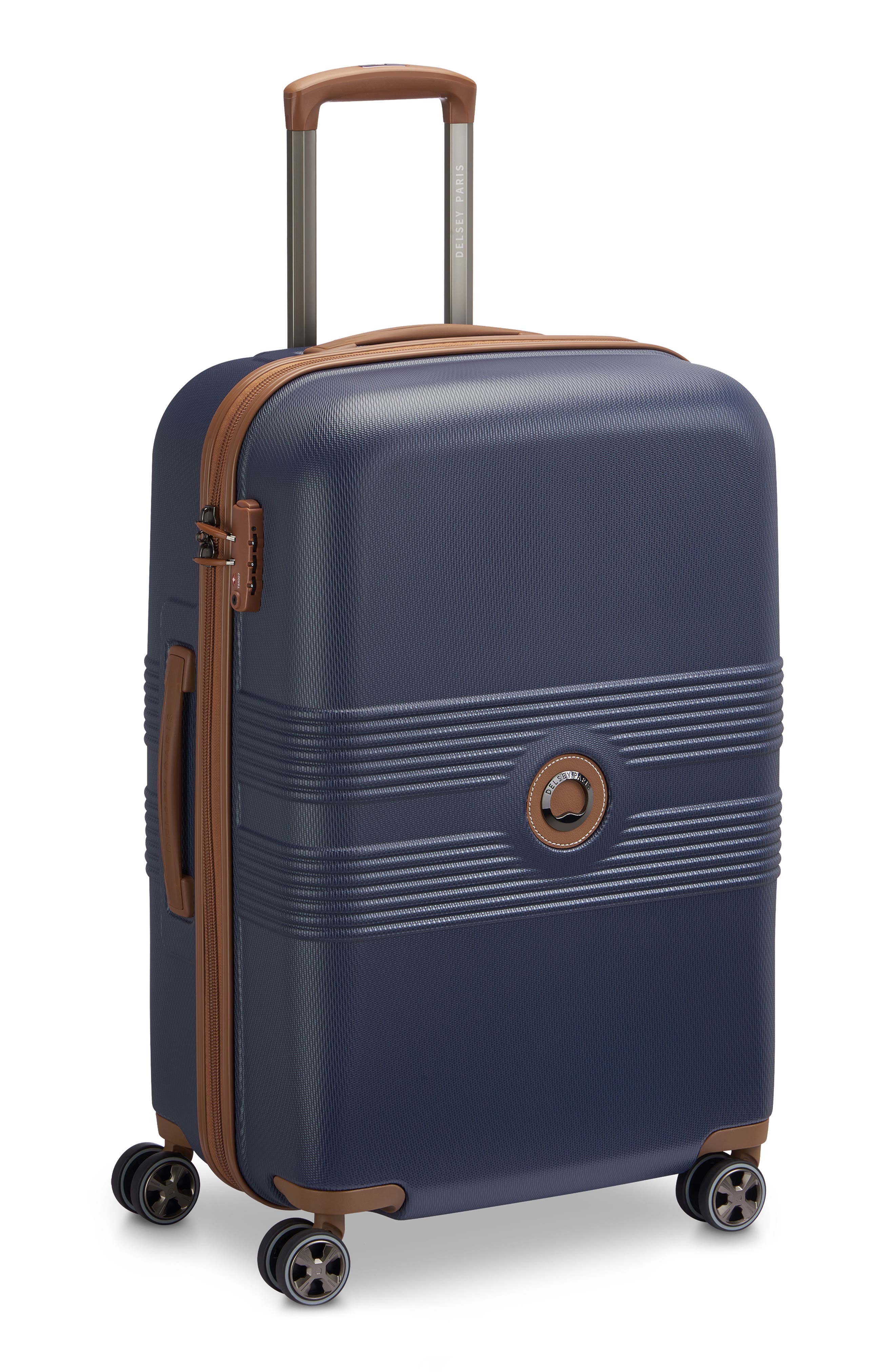 DELSEY Flanerie 24-Inch Hardside Spinner Luggage, Alternate, color, Navy