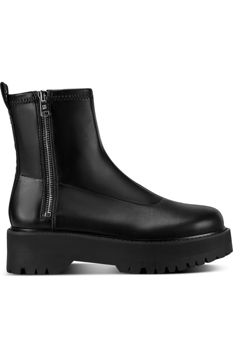 DKNY Balthild Lug Sole Bootie, Alternate, color, Black