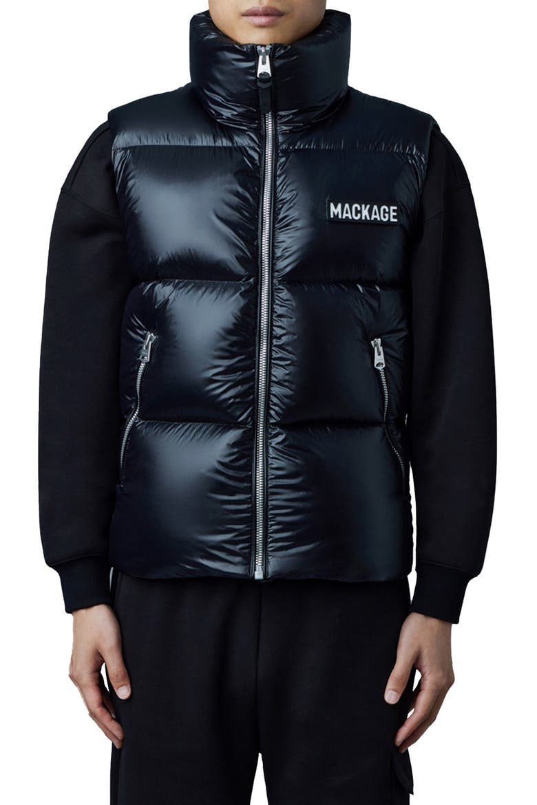 Kane Puffer Vest, Main, color, BLACK