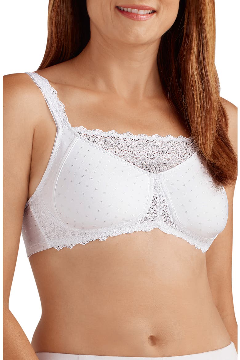 Dana Soft Cup Camisole Bra, Main, color, WHITE