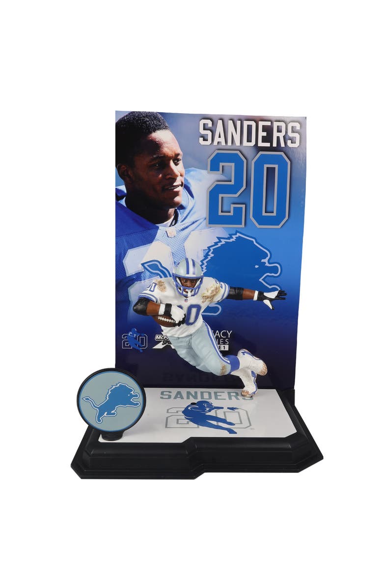 McFarlane Barry Sanders (Detroit Lions)(White Jersey)NFL 7" Figure McFarlane's SportsPicks, Main, color, Multi-Color