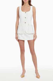 Amanda Uprichard Kya Sleeveless Romper Minidress