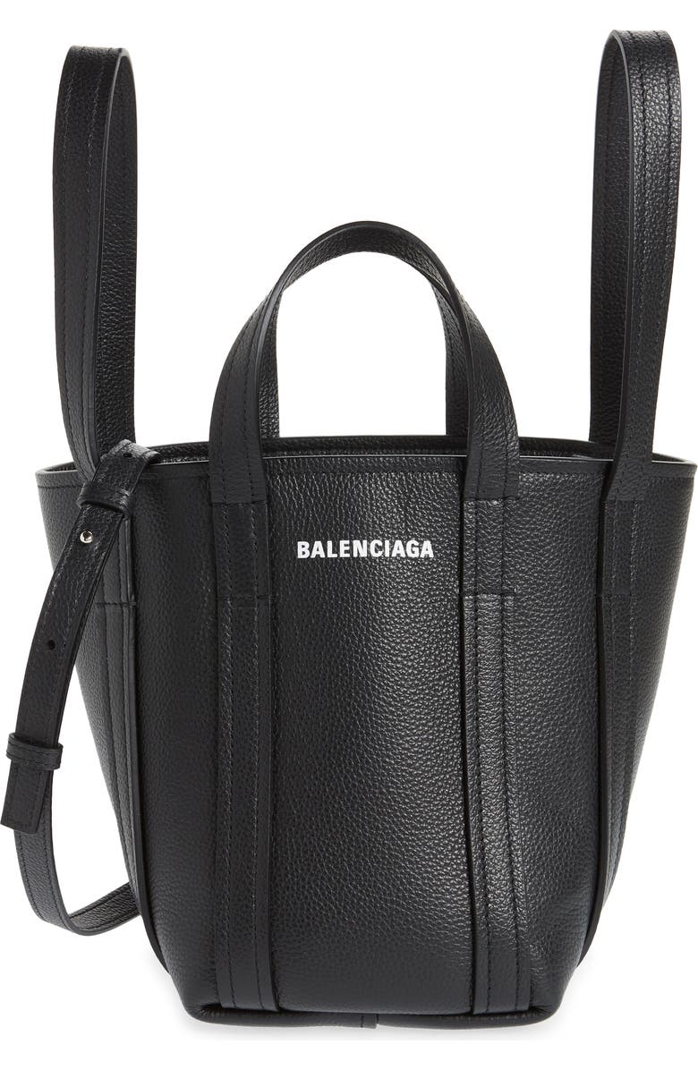 Balenciaga Extra Small Everyday North/South Leather Tote, Main, color,