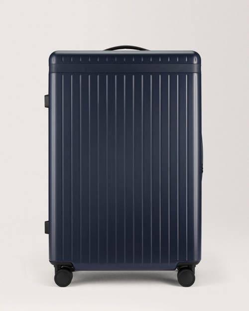 Carl Friedrik The Large Check-in Zipped Suitcase In Navy/navy