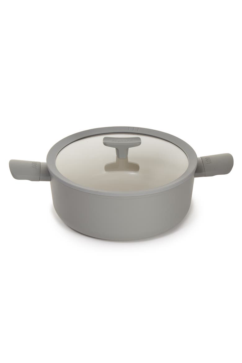Leo Balance 6.5-Quart Stock Pot, Alternate, color, MOON MIST