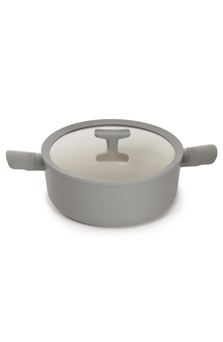 BergHOFF Leo Balance 6.5-Quart Stock Pot, Alternate, color, Moon Mist