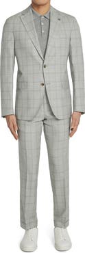 Jack Victor McAllen Unconstructed Plaid Wool Suit